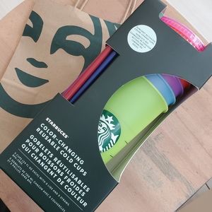 Reusable Cold Cups-Color Changing 2022 Starbucks Collection
